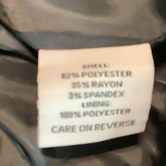 Calvin Klein Size 6 Women's Charcoal Blazer Preloved - Picture 8 of 8